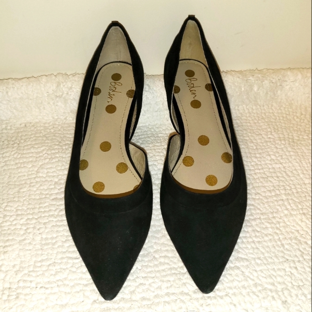 ❤️NWOB❤️ BODEN WOMENS SUEDE JULIA POINTY TOE FLATS